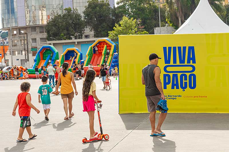 Esplanada do Paço Municipal sediará atrações de lazer gratuitas no sábado e domingo; Área Verde e Chácara Silvestre também recebem programação especial no período
