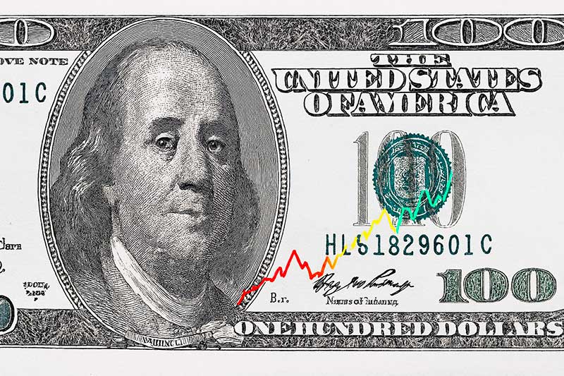 Dólar comercial de compra encerra o dia em R$ 5,37 segundo taxa PTAX do Banco Central; Ibovespa atinge 148.520 pontos no fechamento, impulsionado por alta consistente em ações de minerais e químicas.