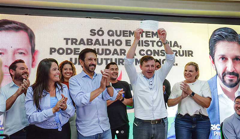 Ex-prefeito de São Bernardo deixa secretaria de Segurança Urbana de Ricardo Nunes após evento em 28 de março com presença do prefeito e vídeo de Michel Temer. Pré-candidato cita segurança como bandeira principal para eleição em São Paulo.