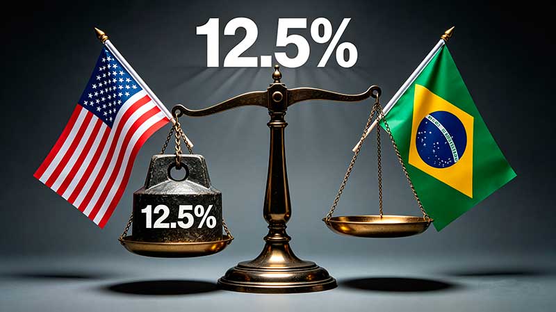 Decisão considera trabalho forçado e eleva taxa total a 37,5%.