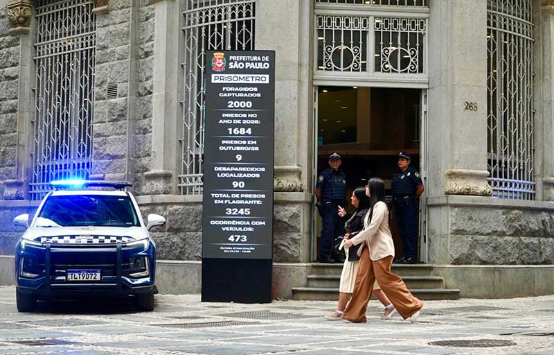 Somente em 2025, foram capturados 1.684 criminosos procurados com o auxílio da plataforma da Prefeitura de São Paulo