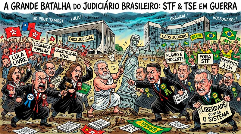 Liminar do TSE proíbe púlpito vazio de Lula e STF determina inclusão de Renan Santos horas antes da transmissão; emissora cancela o encontro a dois dias do primeiro turno de 4 de outubro.