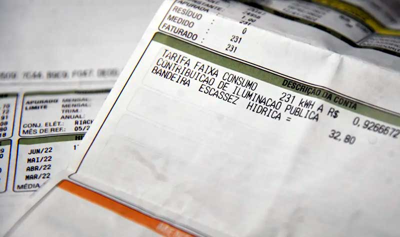 Janeiro está sem tarifa custo extra na conta de luz.