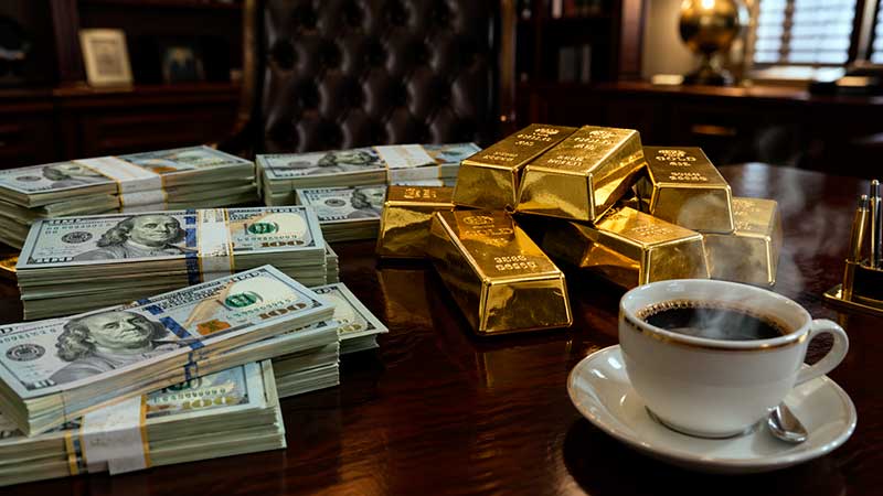 O Ibovespa encerrou o dia 22 de abril de 2026 aos 192.840,70 pontos. O mercado de câmbio registrou cotação de venda da moeda norte-americana a R$ 4,9653. As cotações do ouro e da prata refletiram a demanda industrial e as restrições de exportação da China.