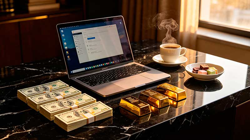 O mercado financeiro brasileiro encerrou a sessão de 31 de agosto de 2026. A taxa PTAX de fechamento do dólar foi de R$ 5,1810 para compra e R$ 5,1816 para venda. O Ibovespa fechou em 177.431,23 pontos.