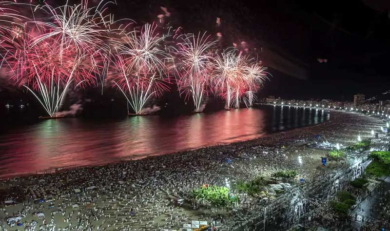 Queima de fogos de artifício será feita em cinco pontos
