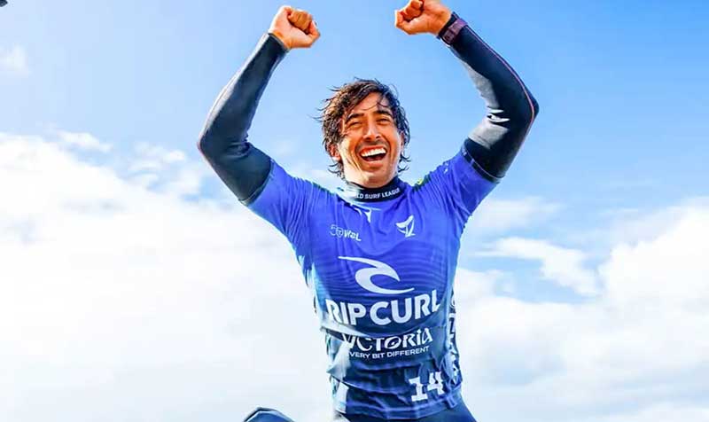 Paulista supera campeão Yago Dora e leva etapa de Bells Beach da WSL