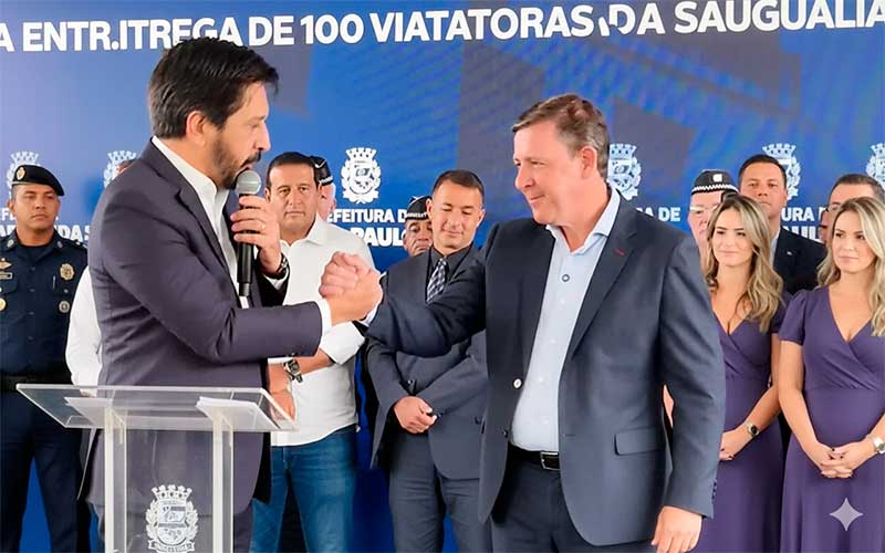 Prefeito de São Paulo anuncia pré‑candidatura de seu secretário de Segurança Urbana ao cargo de deputado federal em 2026, em meio a saída de nove integrantes de seu secretariado para pleitos eleitorais.