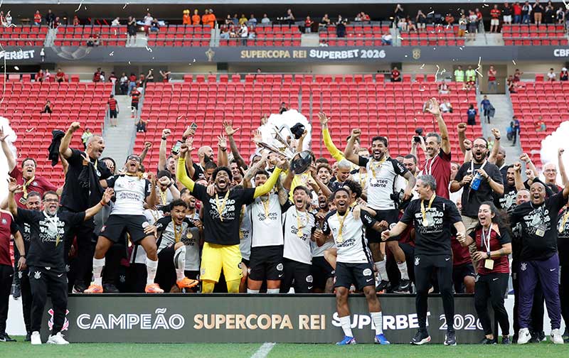 Corinthians conquistou a Supercopa Rei Superbet 2026