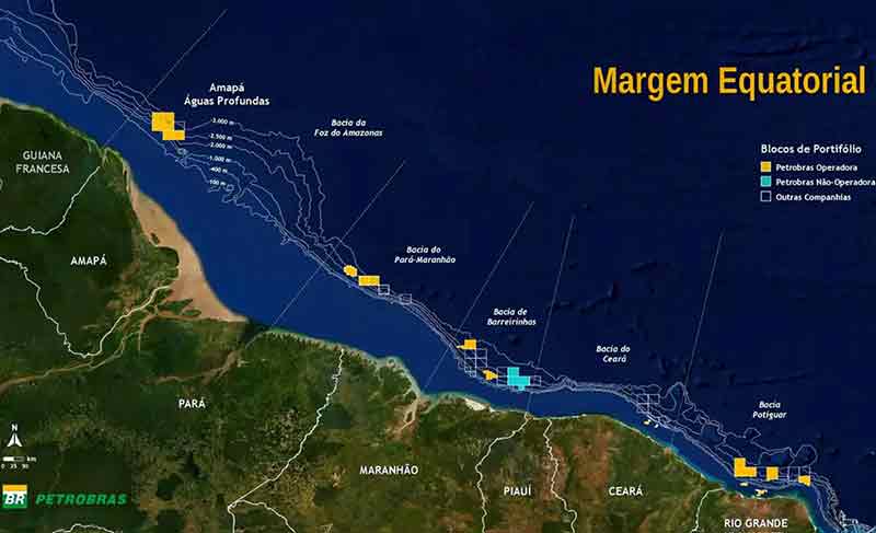 A Margem Equatorial ganhou notoriedade nos últimos anos por ser tratada como nova e promissora fronteira de exploração de petróleo e gás.