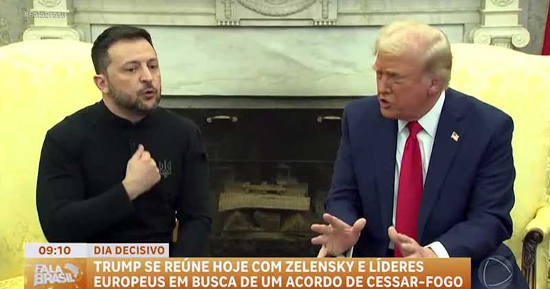 Donald Trump, recebe nesta segunda-feira o mandatário ucraniano Volodymyr Zelensky na Casa Branca, em um momento crítico para o desenrolar da guerra entre Ucrânia e Rússia.