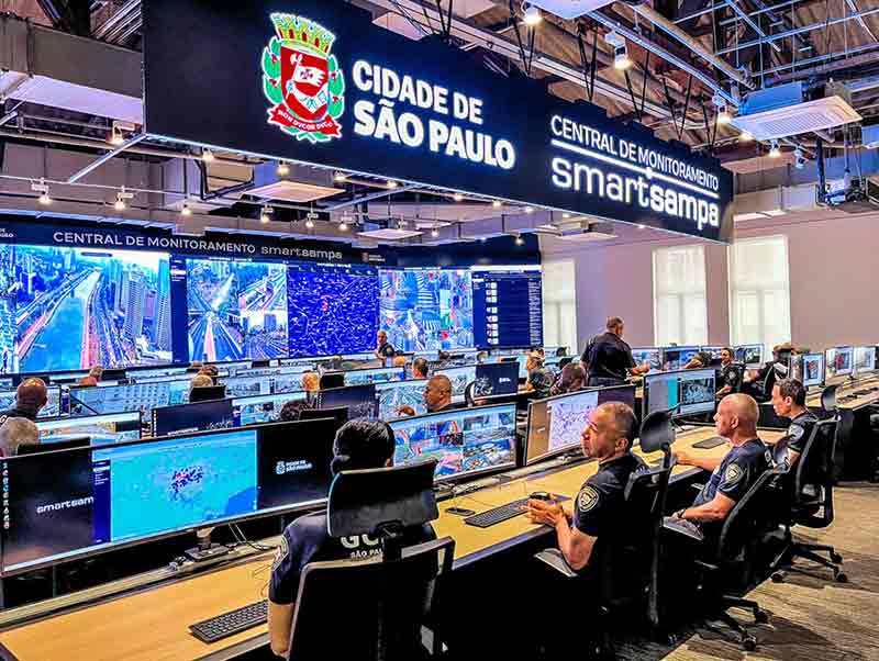 Ampliação otimiza a cobertura do sistema inteligente de proteção da população em todas as regiões da cidade e fortalece ações de segurança urbana na capital