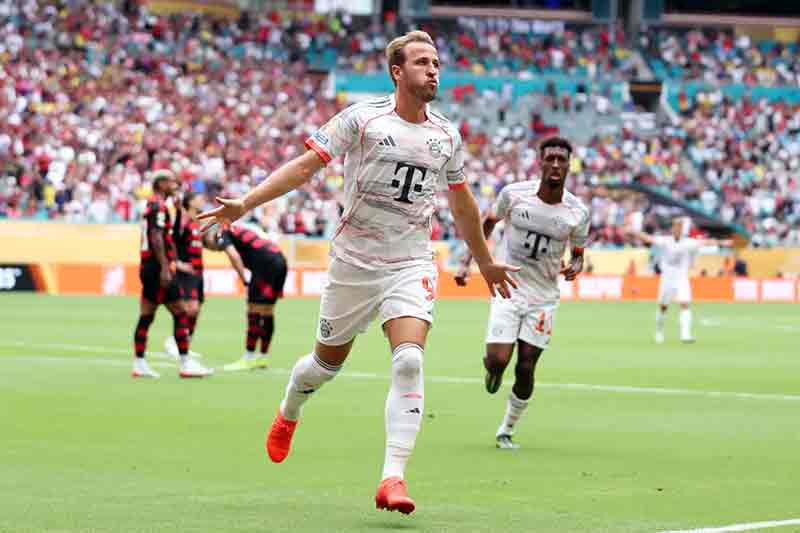 Com pressão no início, lances fortuitos e Kane inspirado, tempo alemão se impõe diante da torcida rubro-negra e avança às quartas do Mundial de Clubes.