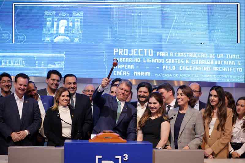A obra beneficiará diretamente cerca de 2 milhões de habitantes da Baixada Santista, reduzindo em até 90% o tempo de travessia.