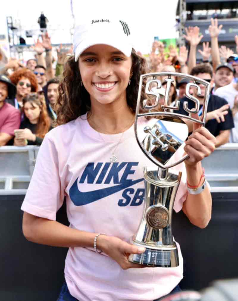 Rayssa Leal mostrou mais uma vez que, aos 17 anos de idade, é o grande nome da modalidade no Brasil.