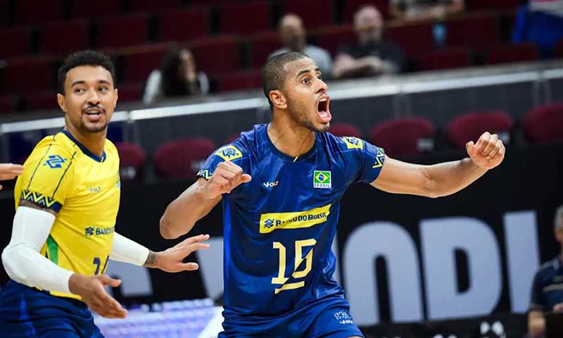 Seleção brasileira derrotou a República Tcheca por 3 sets a 0